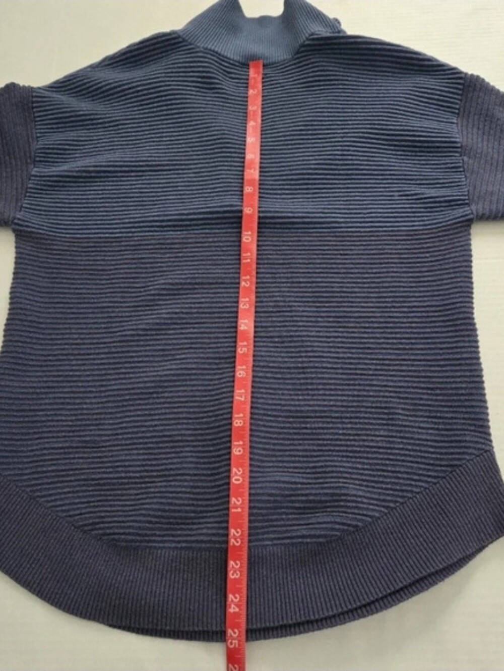 OFFLINE by Aerie Blue Quarter-Zip Ribbed Knit Sweater Size XS - Picture 8 of 8